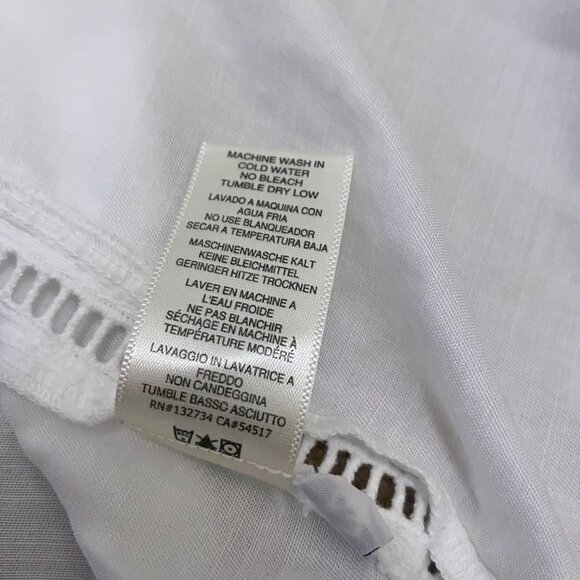 Anthropologie Cloth & Stone Gillian Metallic Foil Dot Tank Lightweight Breezy - Picture 10 of 10